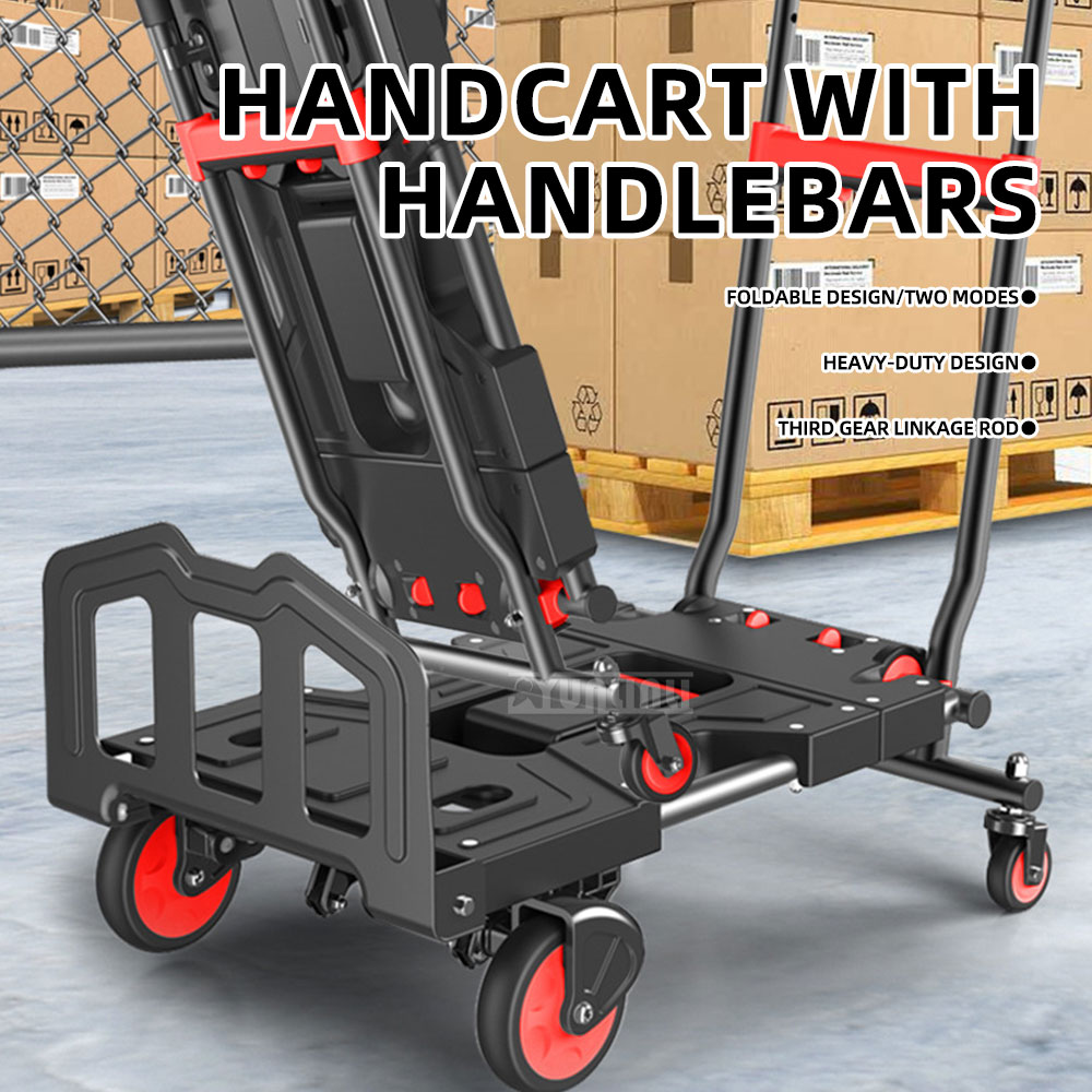 Outdoor Camping Trolley - Carrello Pieghevole Multifunzione per Campeggio, Carrello