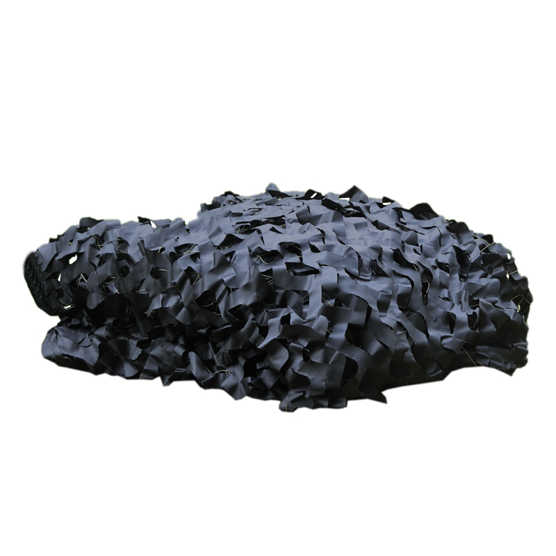 Outdoor Camping Exhibition - Rete mimetica nera con griglia Reti