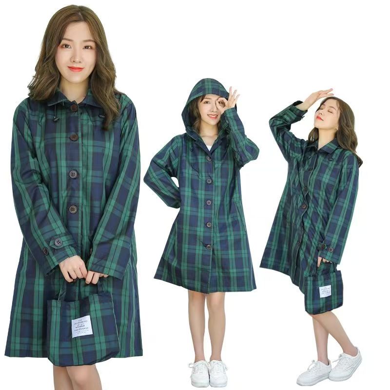 Camping Rain Poncho - Impermeabile traspirante da donna cappotto antipioggia