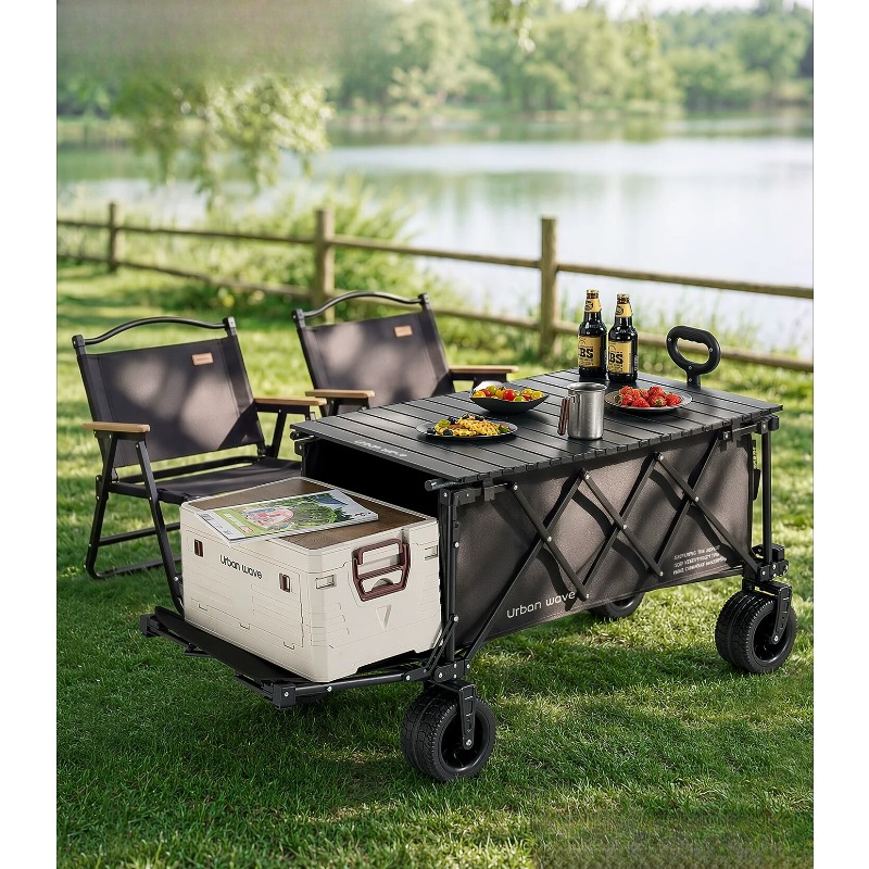 Outdoor Camping Trolley - Carrello da campeggio pieghevole, ideale per