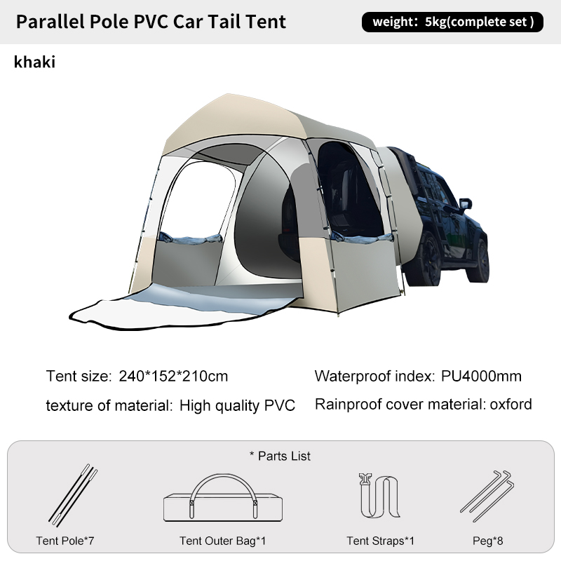 Outdoor Camping Van Tent - Tenda SUV a bolle trasparenti da