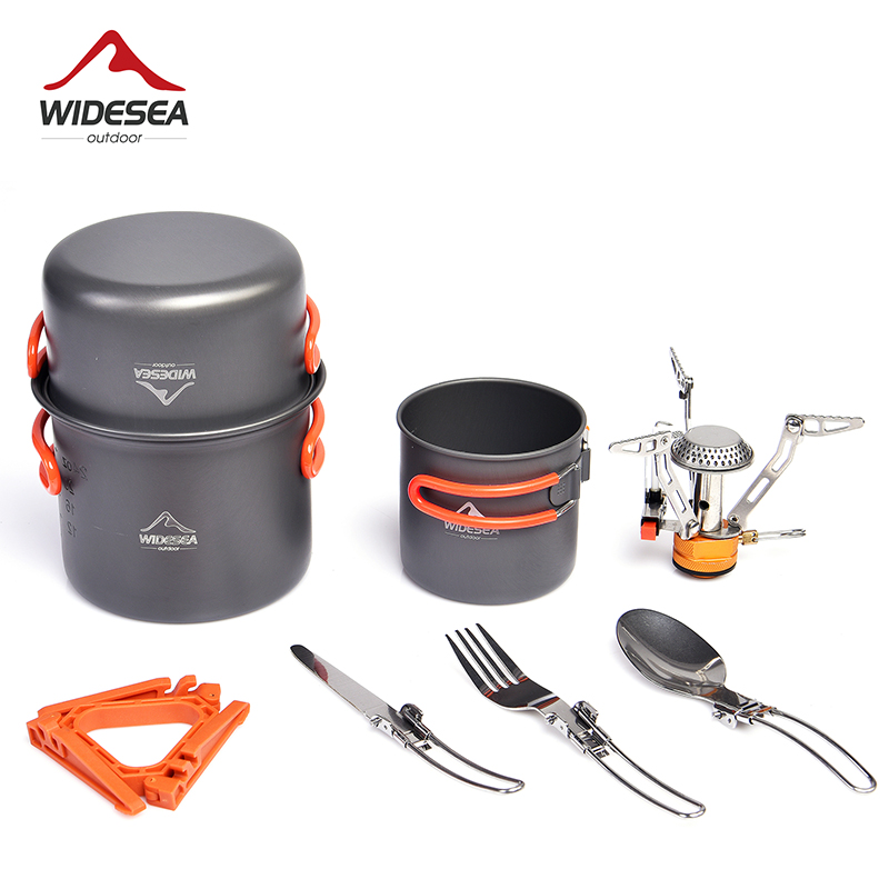 Outdoor Camping Dining Set - Widesea Set di pentole da campeggio