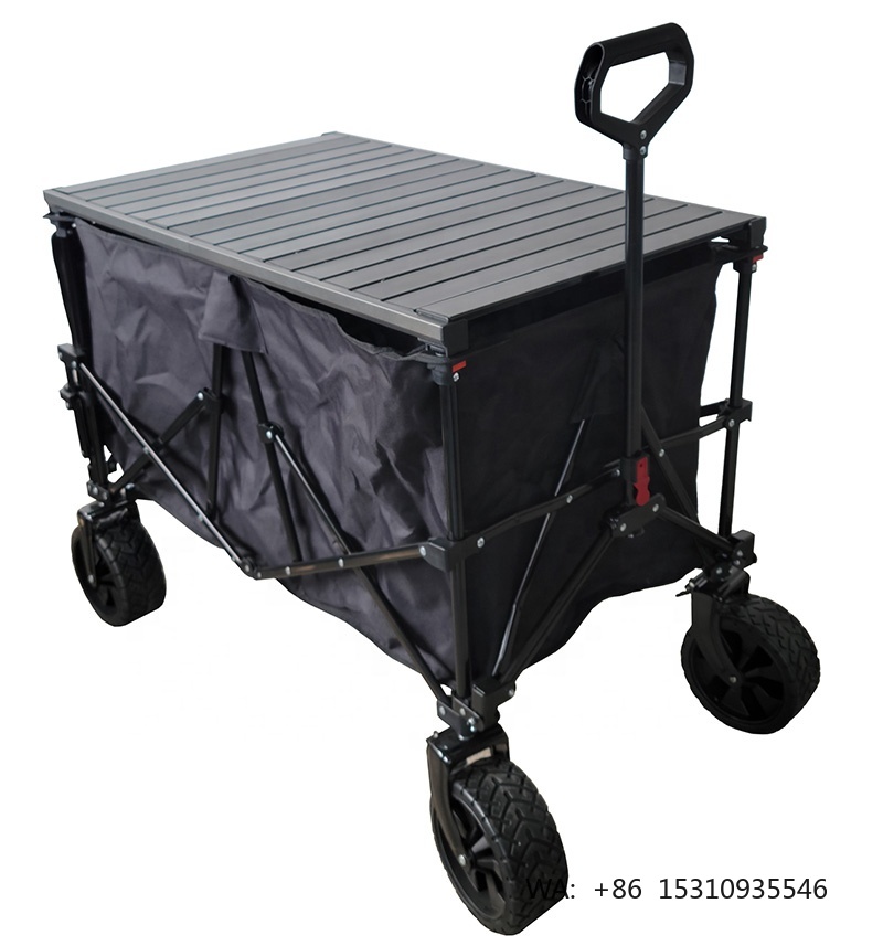 Outdoor Camping Trolley - Carrello Pieghevole ODM all'Ingrosso con Tavolo