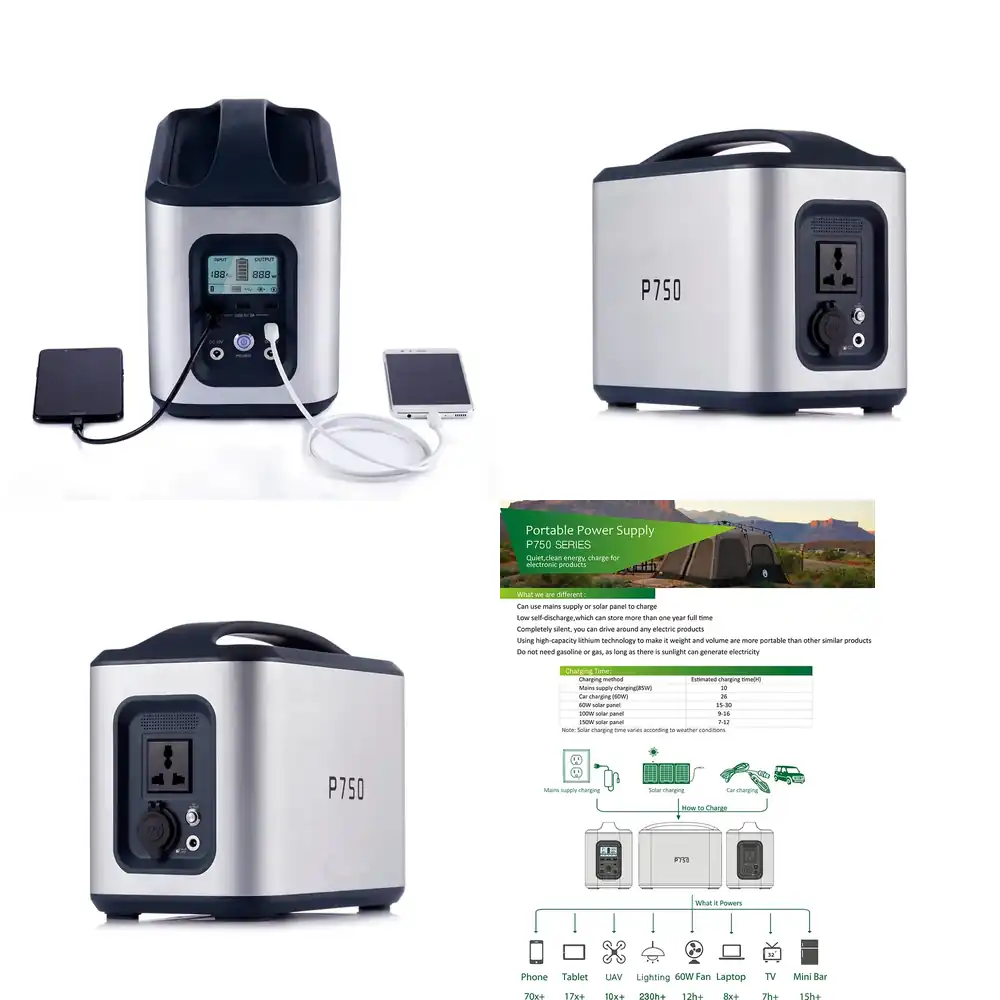 Outdoor Camping Usa - Stazione di Alimentazione Portatile per AC