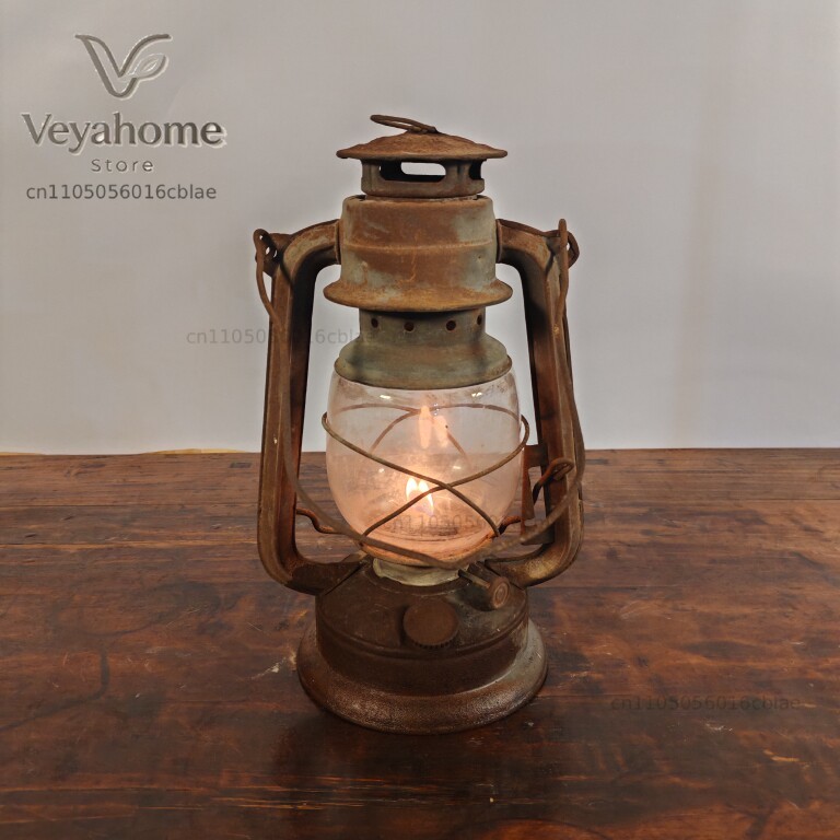 Outdoor Camping Exhibition - Lampada a olio vintage, per campeggio