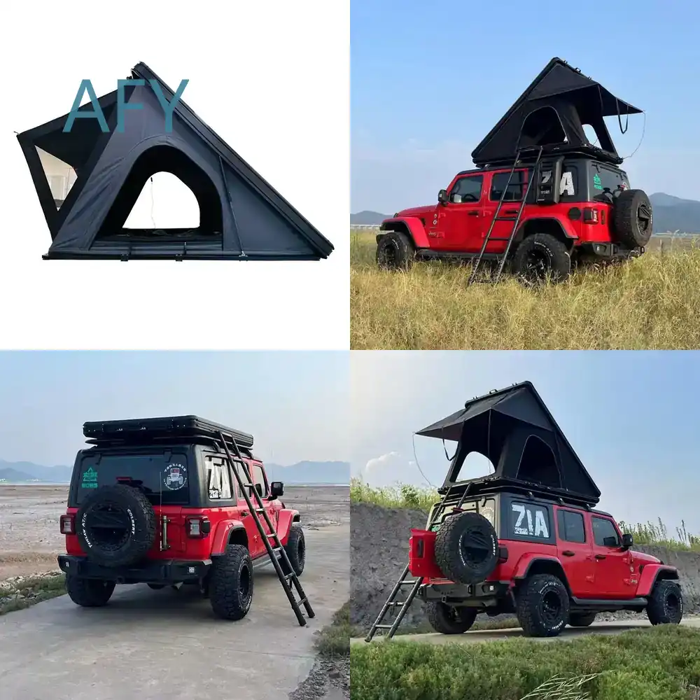 Outdoor Camping Van Tent - Tenda da Tetto Triangolare Idraulica Ultra-Sottile