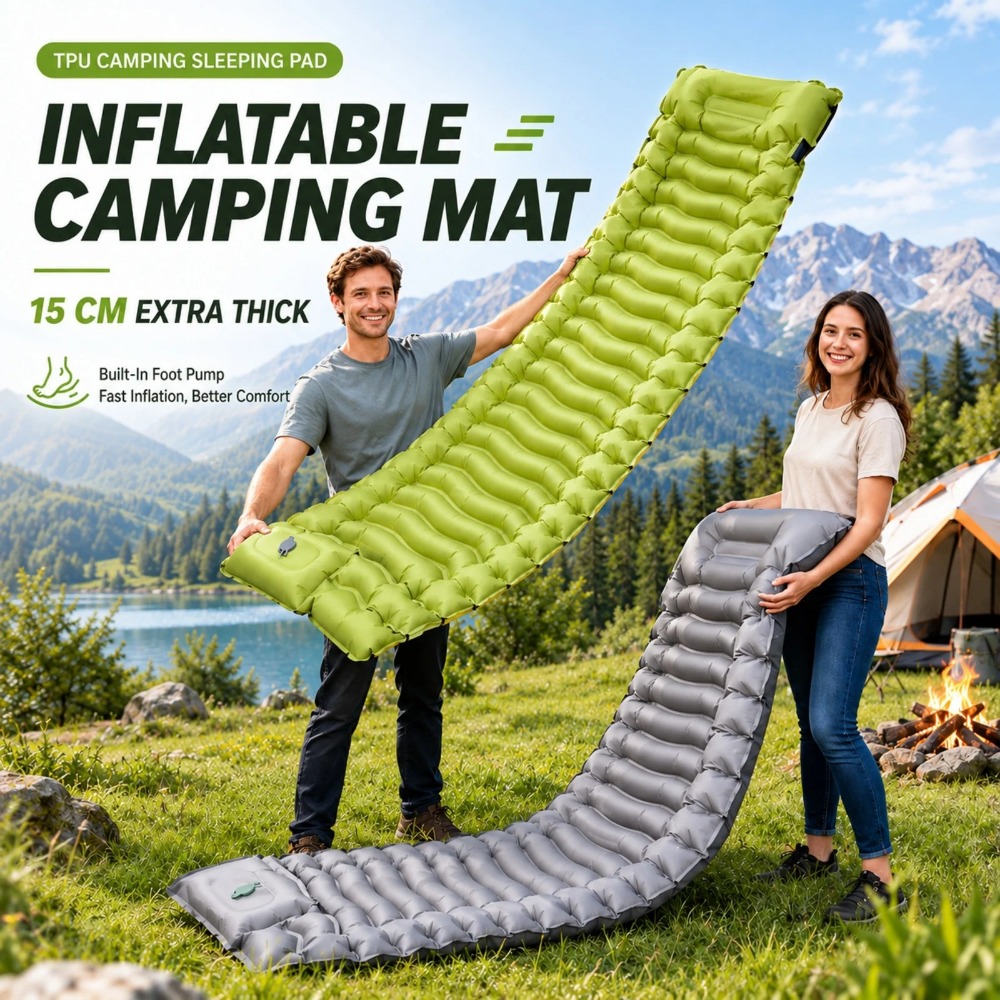 Materassino da Campeggio Gonfi - Outdoor Camping Rugs recensione e prezzo