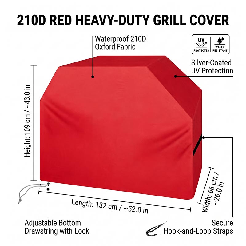 Copertura per Barbecue 210D An - Outdoor Camping Trolley recensione e prezzo
