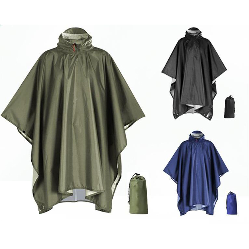 Poncho antipioggia resistente  - Camping Rain Poncho recensione e prezzo