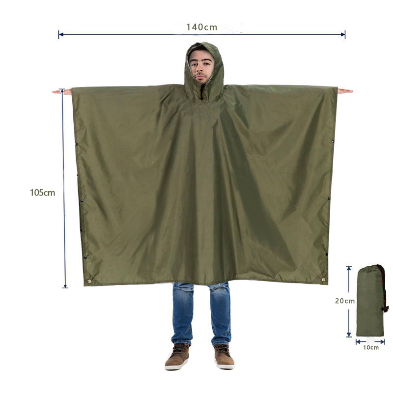 Poncho antipioggia resistente  - Camping Rain Poncho recensione e prezzo