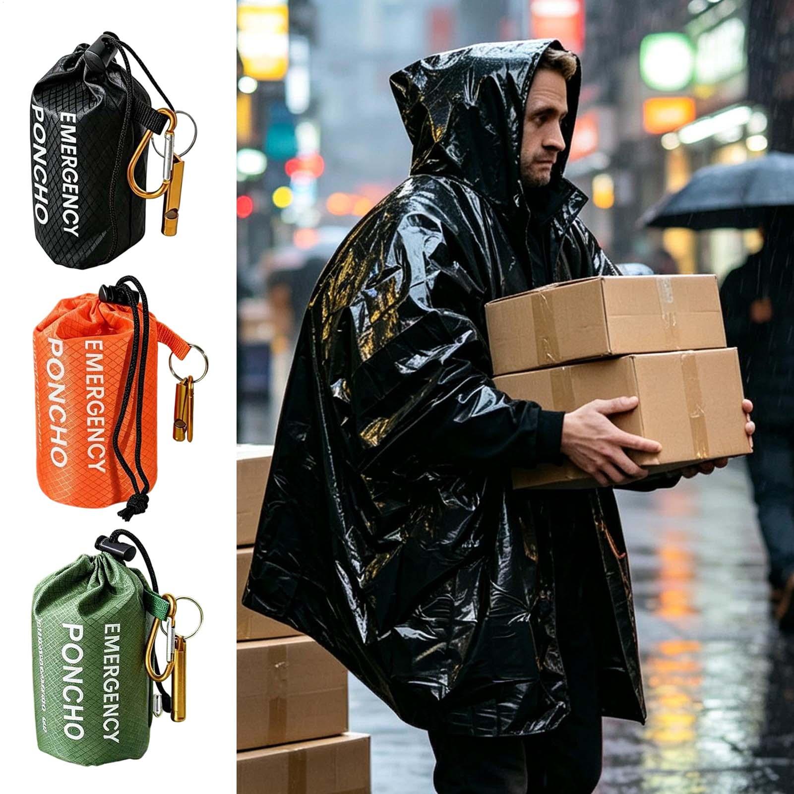 3 pezzi: poncho impermeabile t - Camping Rain Poncho recensione e prezzo