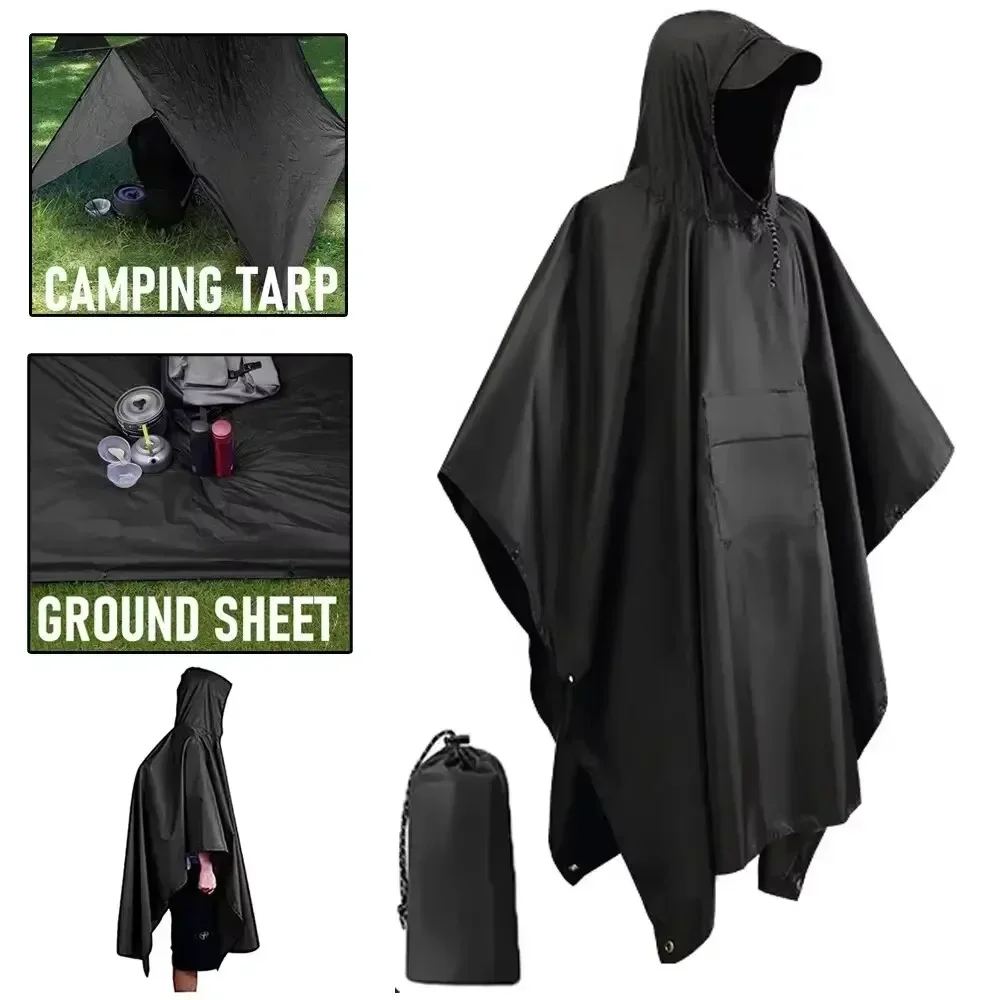 2026 Poncho antipioggia con ca - Camping Rain Poncho recensione e prezzo