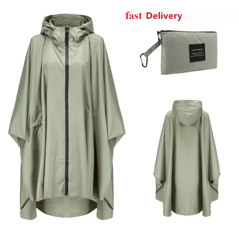 Impermeabile per adulti in nyl - Camping Rain Poncho recensione e prezzo