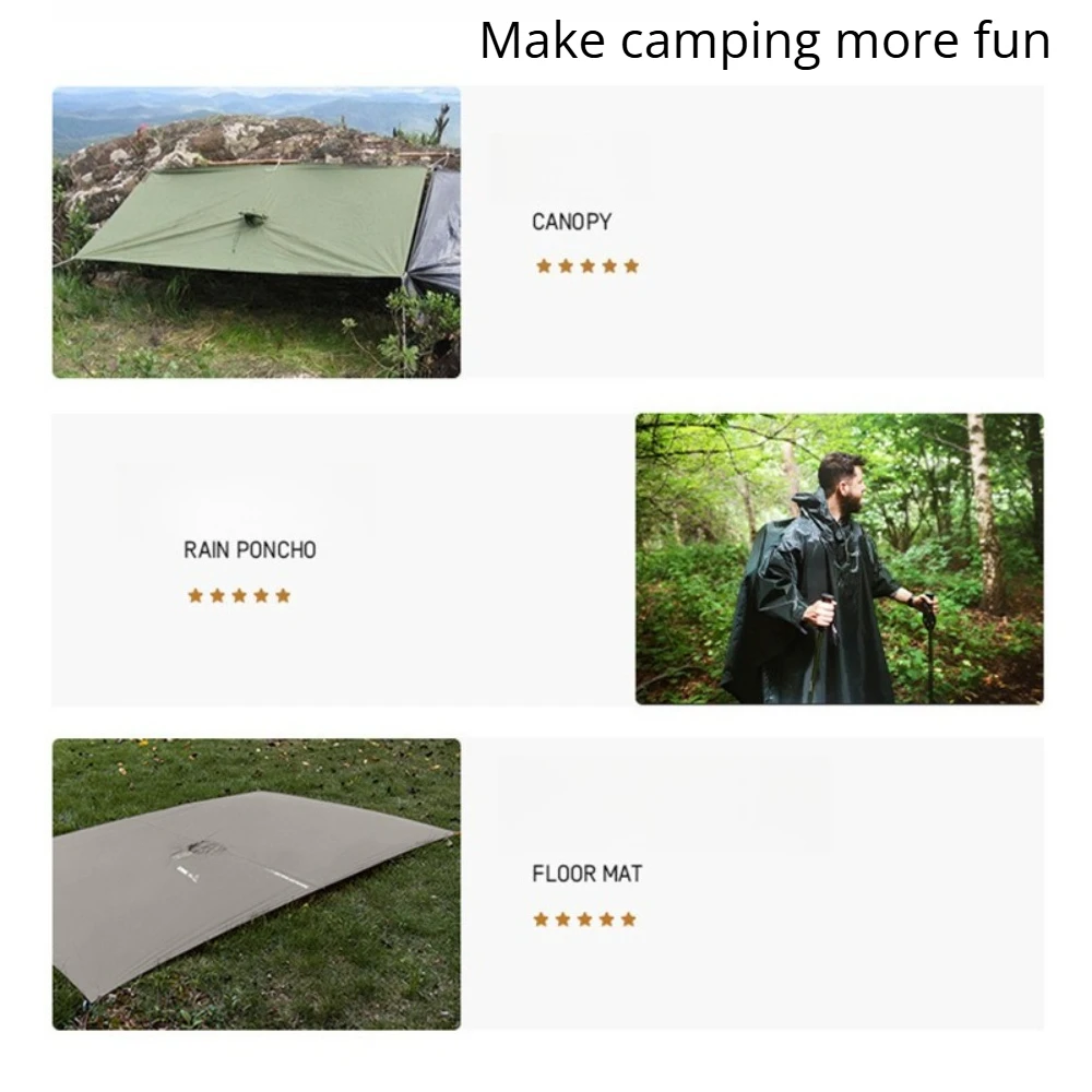2026 Per Campeggio ed Escursio - Camping Rain Poncho recensione e prezzo