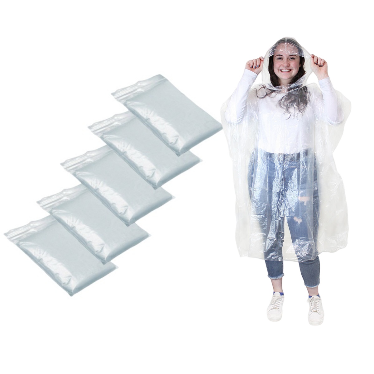 12 pezzi impermeabile usa e ge - Camping Rain Poncho recensione e prezzo