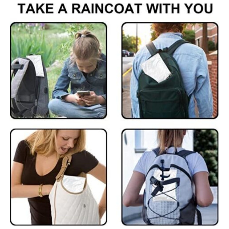 12 pezzi impermeabile usa e ge - Camping Rain Poncho recensione e prezzo