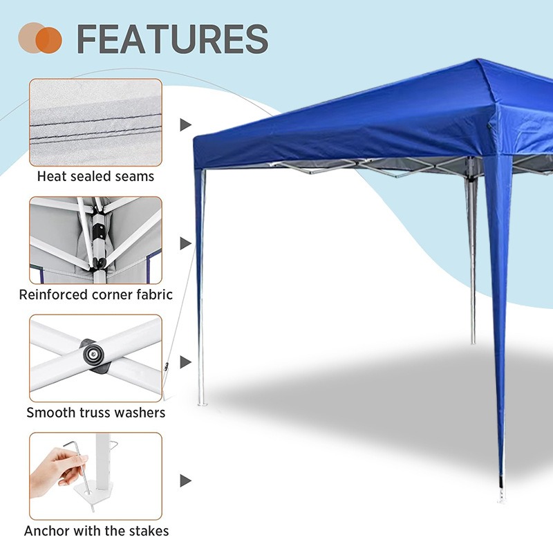 Tenda pieghevole a quattro lat - Outdoor Camping Exhibition recensione e prezzo