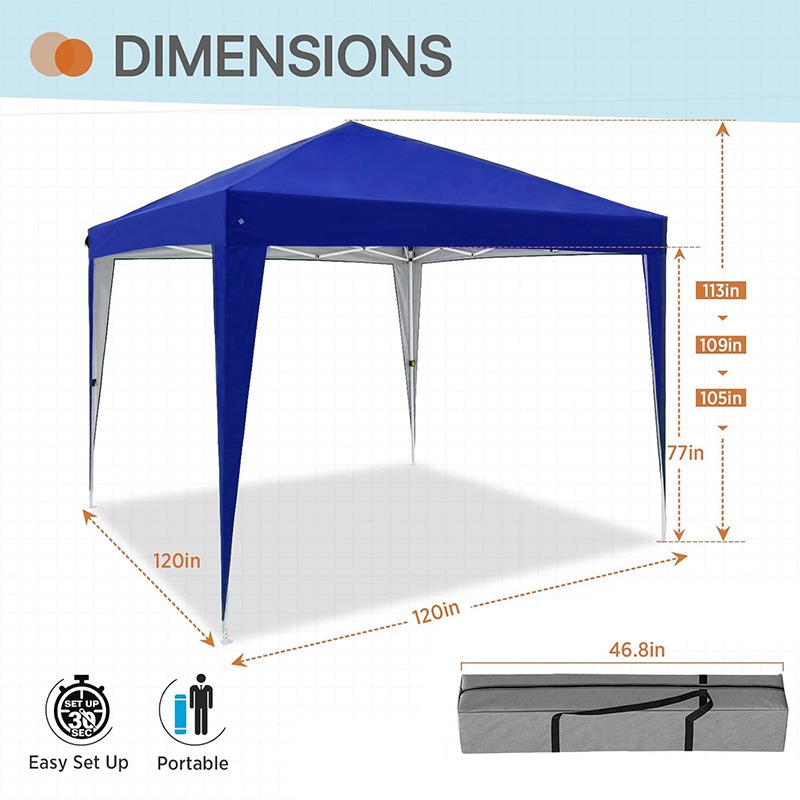 Tenda pieghevole a quattro lat - Outdoor Camping Exhibition recensione e prezzo